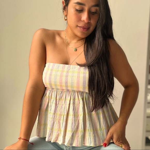 Strapless Blouse - Picture 1 of 3